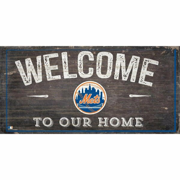 Fan Creations New York Mets Sign Wood 6x12 Welcome To Our Home Design Special Order 7846024175